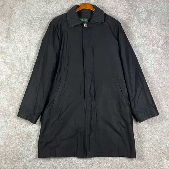 Lauren Ralph Lauren Other - Lauren Ralph Lauren Trench Coat Mens 40L Black Removable Liner Quilted Insulated